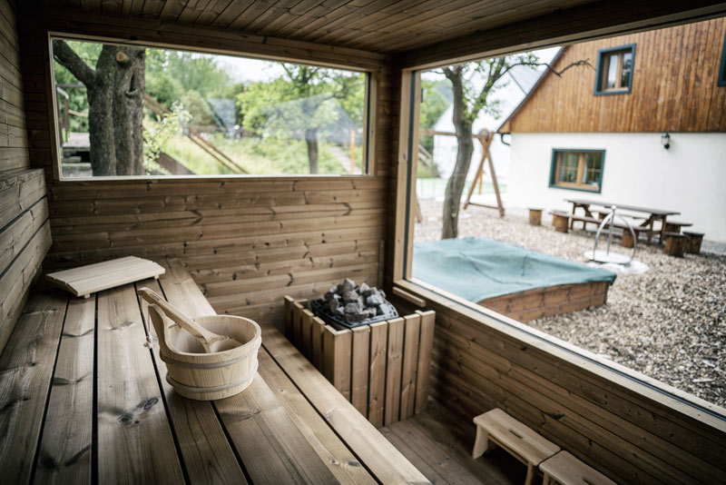 Sauna na chalupě U domkáře