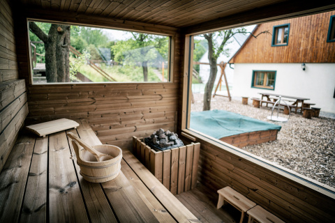 Relax Cottage - luxusní chalupy. U domkáře, sauna. Relax Cottage - luxusní chalupy. U domkáře, sauna.